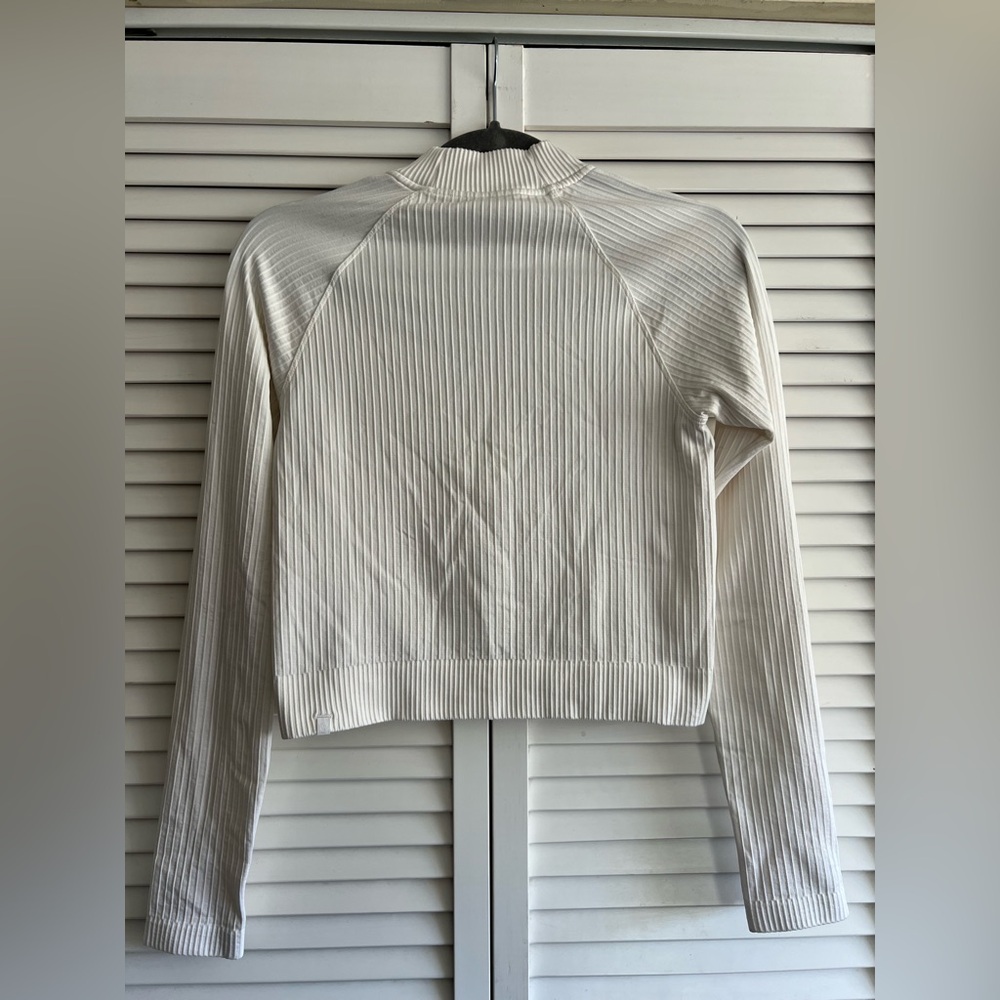 Lululemon Rest Less Cropped Half Zip Ribbed - Picture 5 of 8